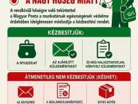 A tartós hőség miatt változik a postai küldemények kézbesítése